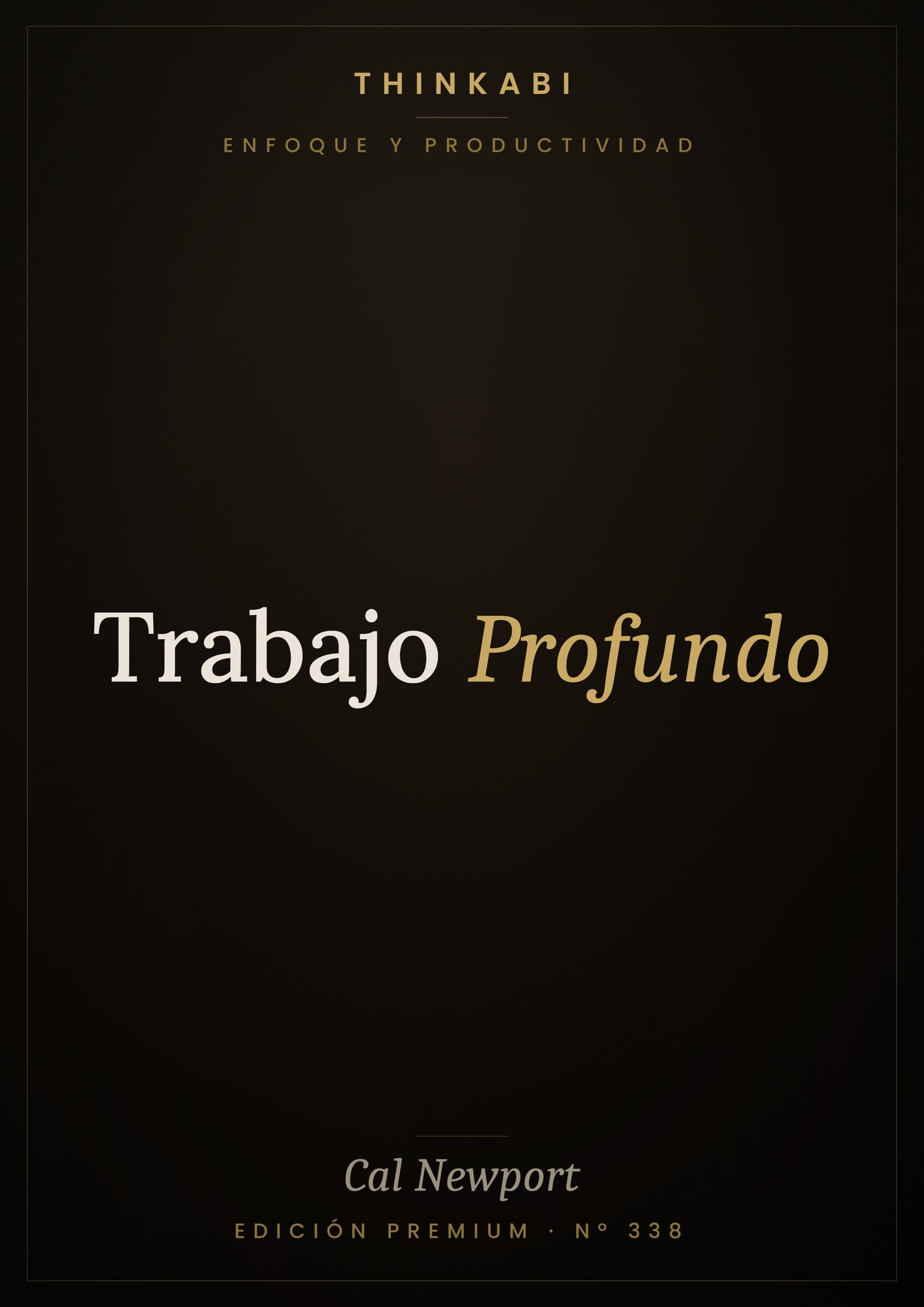 [PLACEHOLDER] Trabajo profundo